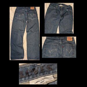 569 Loose Straight Levi's Levi Jeans Mens Size 34 x 34